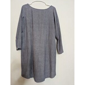 Roberta Roller Rabbit Womens Chambray Print 100% Cotton Dress Blue Size Medium